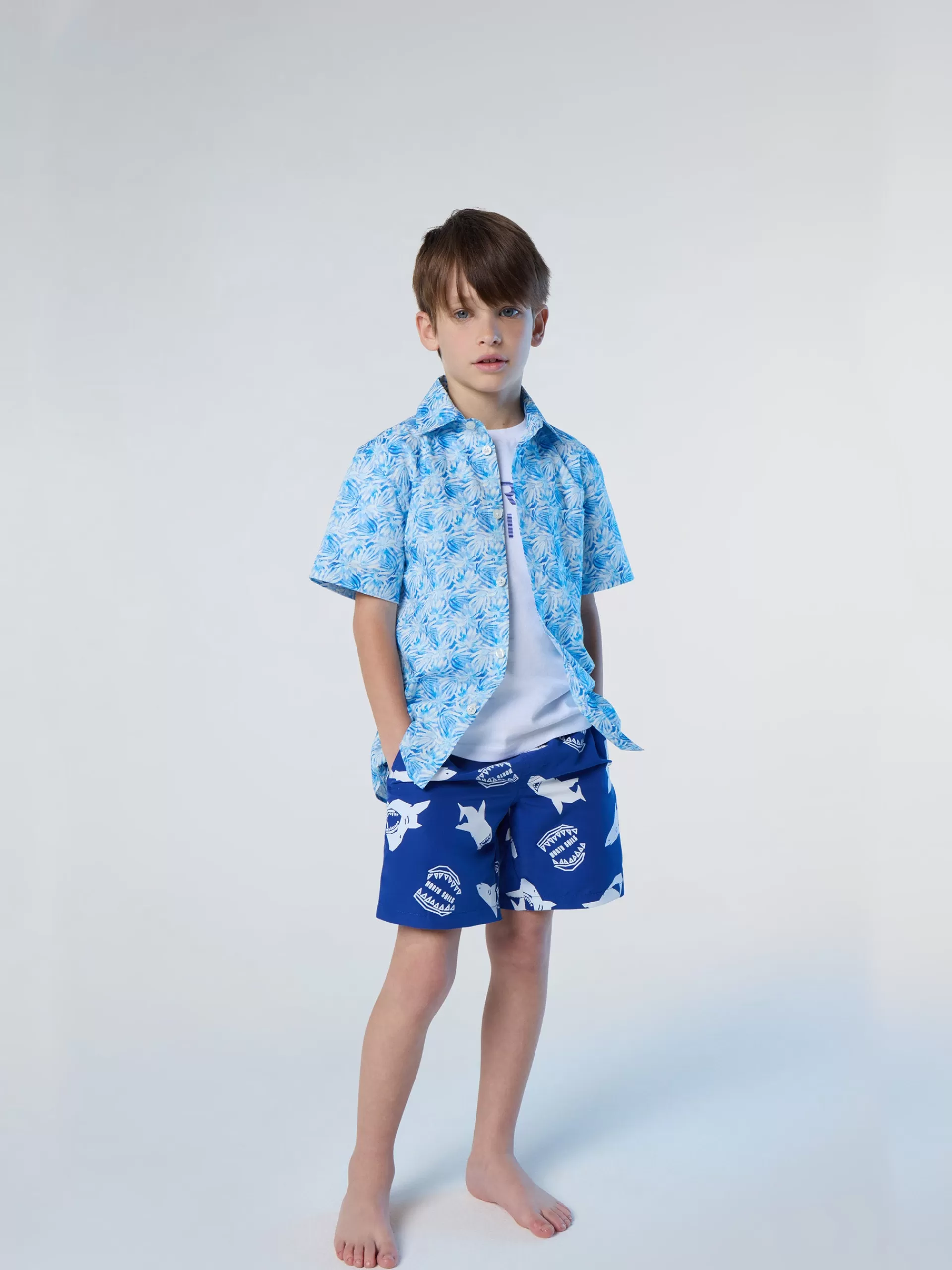 North Sails 'Swim Shorts With Magic Print^Kids Beachwear